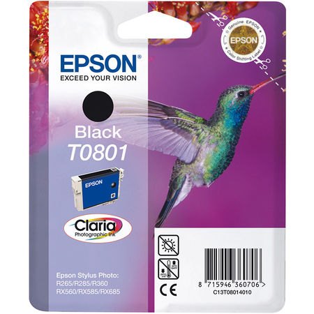 Epson T0801-C13T08014020 Black Original Cartridge - 1