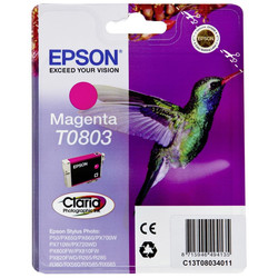 Epson T0803-C13T08034020 Kırmızı Orijinal Kartuş - Epson