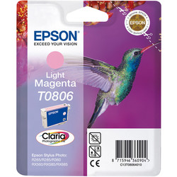 Epson T0806-C13T08064020 Açık Kırmızı Orijinal Kartuş - Epson