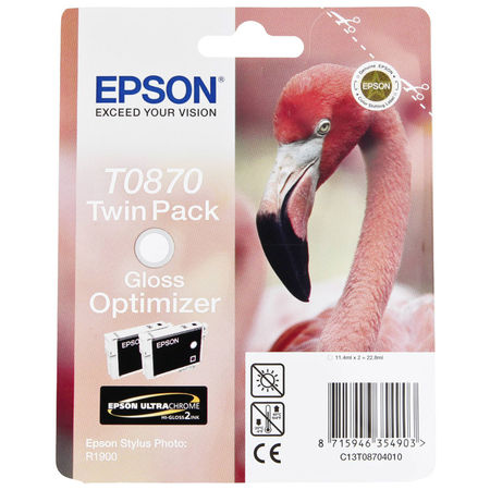 Epson T0870-C13T08704020 Original Gloss Regulator Cartridge 2Li - 1