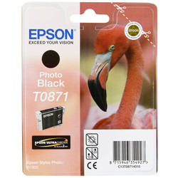 Epson T0871-C13T08714020 Photo Black Original Cartridge - Epson