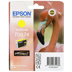 Epson T0874-C13T08744020 Yellow Original Cartridge - Epson