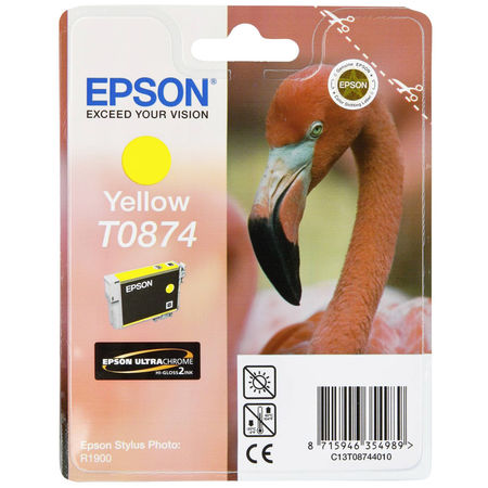 Epson T0874-C13T08744020 Yellow Original Cartridge - 1