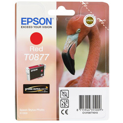 Epson T0877-C13T08774020 Red-Red Original Cartridge - Epson