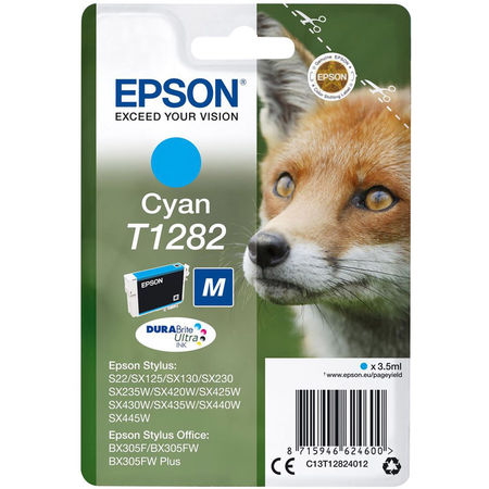 Epson T1282-C13T12824020 Blue Original Cartridge - 1