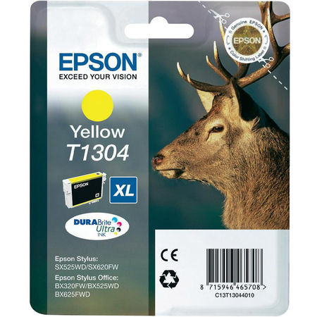 Epson T1304-C13T13044020 Yellow Original Cartridge - 1