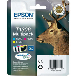 Epson T1306-C13T13064020 Original Cartridge Color Pack - 1