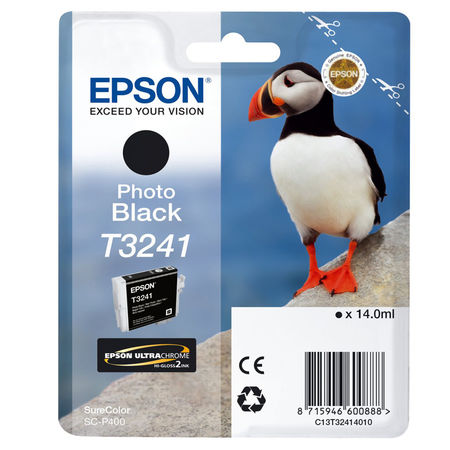 Epson T3241-C13T32414010 Photo Black Original Cartridge - 1