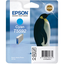 Epson T5592-C13T55924020 Blue Original Cartridge - Epson