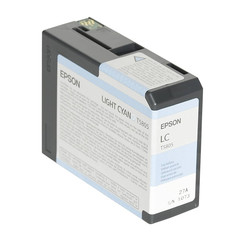 Epson T5805-C13T580500 Light Blue Original Cartridge - Epson