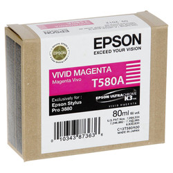 Epson T580A-C13T580A00 Kırmızı Orijinal Kartuş - Epson