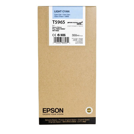 Epson T5965-C13T596500 Light Blue Original Cartridge - 1