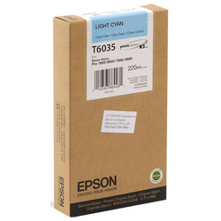 Epson T6035-C13T603500 Light Blue Original Cartridge - Epson