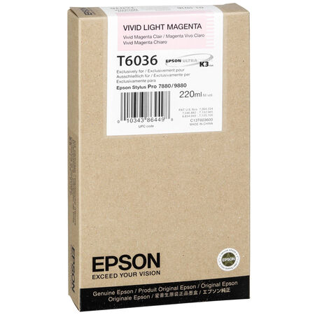 Epson T6036-C13T603600 Light Red Original Cartridge - 1