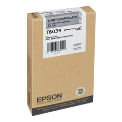 Epson T6039-C13T603900 Light Light Black Original Cartridge - Epson