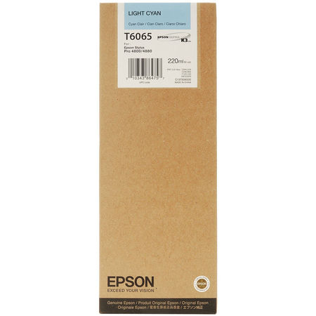 Epson T6065-C13T606500 Light Blue Original Cartridge - 1