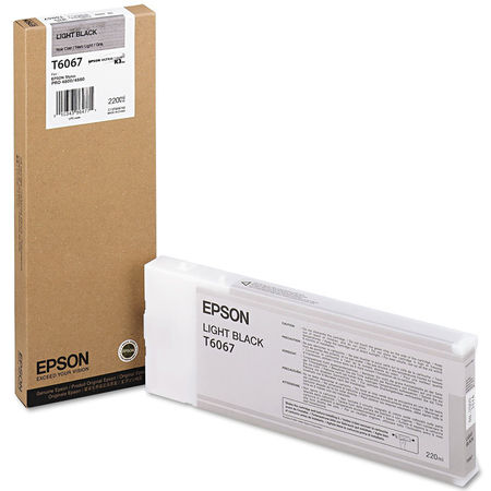 Epson T6067-C13T606700 Light Black Original Cartridge - 1