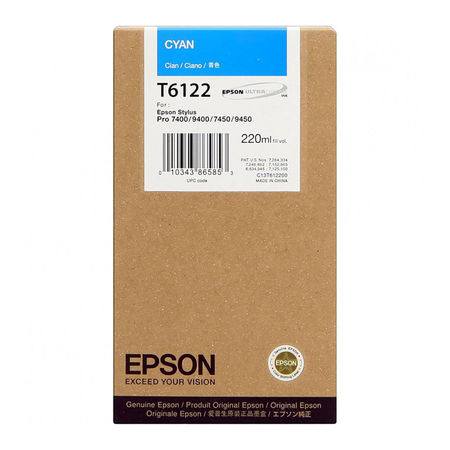 Epson T6122-C13T612200 Blue Original Cartridge - 1