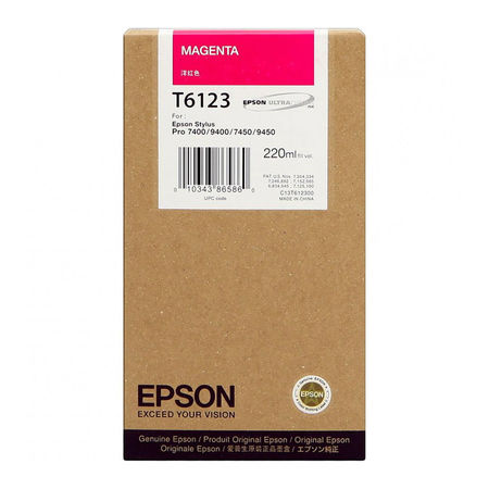 Epson T6123-C13T612300 Kırmızı Orijinal Kartuş - 2