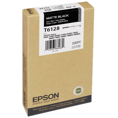 Epson T6128-C13T612800 Matte Black Original Cartridge - 1