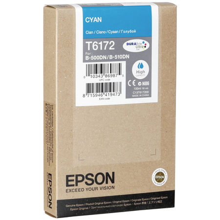 Epson T6172-C13T617200 Blue Original Cartridge High Capacity - 1