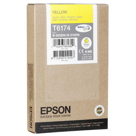 Epson T6174-C13T617400 Yellow Original Cartridge High Capacity - 1