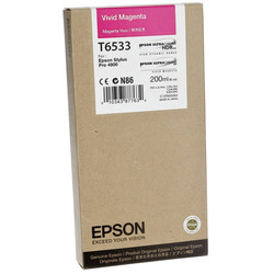 Epson T6533-C13T653300 Red Original Cartridge - Epson