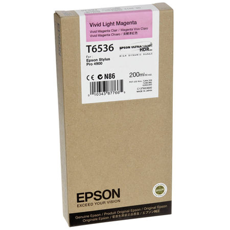 Epson T6536-C13T653600 Light Red Original Cartridge - 1