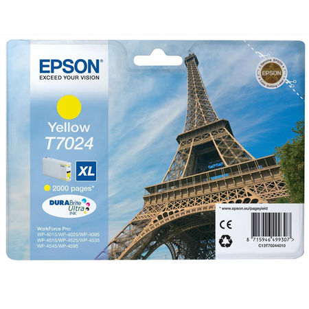 Epson T7024XL-C13T70244010 Yellow Original Cartridge - 1