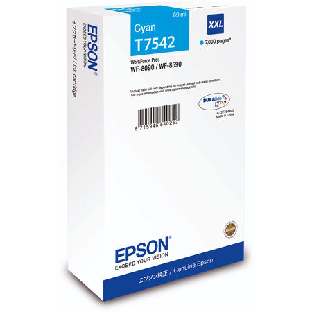 Epson T7542-C13T754240 Blue Original Cartridge Extra High Capacity - 1