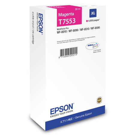 Epson T7553-C13T755340 Red Original Cartridge High Capacity - 1