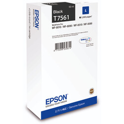 Epson T7561-C13T756140 Black Original Cartridge - Epson