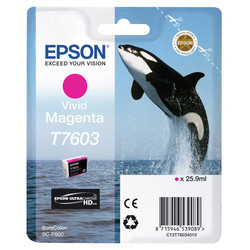 Epson T7603-C13T76034010 Red Original Cartridge - Epson