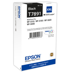 Epson T7891-C13T789140 Black Original Cartridge Extra High Capacity - 1