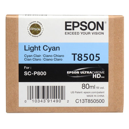 Epson T8505-C13T850500 Light Blue Original Cartridge - 1