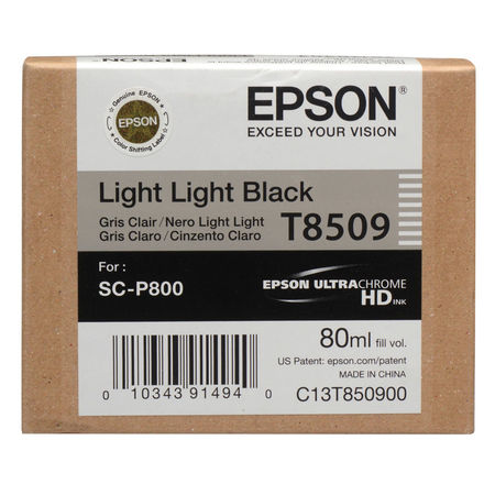 Epson T8509-C13T850900 Light Light Black Original Cartridge - 1