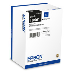 Epson T8661XL-C13T866140 Black Original Cartridge High Capacity - Epson