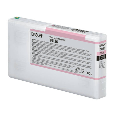 Epson T9136-C13T913600 Açık Kırmızı Orijinal Kartuş - 1