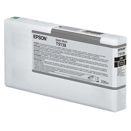 Epson T9138-C13T913800 Mat Siyah Orijinal Kartuş - 1