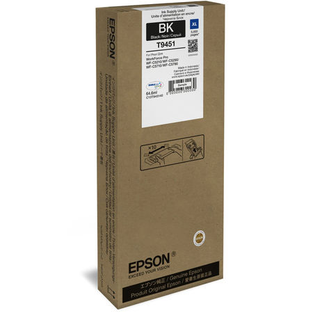 Epson T9451XL-C13T945140 Black Original Cartridge High Capacity - 1