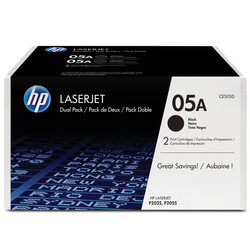 Hp 05A-CE505D Original Toner Two Pack - Hp