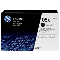 Hp 05X-CE505XD Original Toner High Capacity Two Pack - Hp