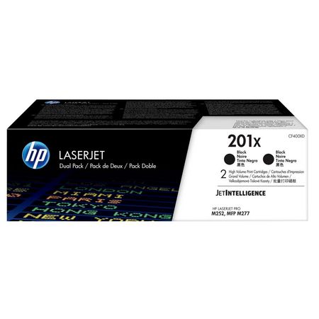 Hp 201X-CF400XD Black Original Toner High Capacity Two Pack - 1