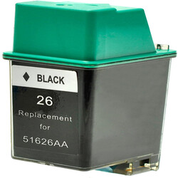 Hp 26A-51626A Black Replacement Cartridge - 1