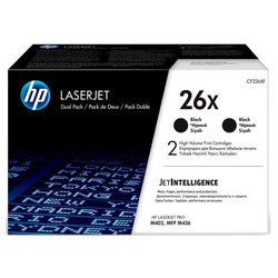 Hp 26X-CF226XF Original Toner High Capacity Two Pack - Hp