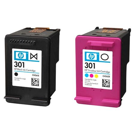 Hp 301-N9J72AE Original Black And Color Cartridge 2 Pack - 2