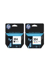 Hp 304 N9k06ae Black Hp 304 N9k05ae Color Ink Cartridge Set - Hp