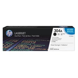 Hp 304A-CC530AD Black Original Toner Two Pack - Hp