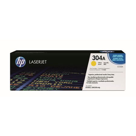 Hp 304A-CC532A Yellow Original Toner - 1