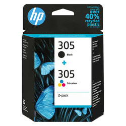 HP 305-6ZD17AE Black and Color Original Ink Cartridge Set - 1